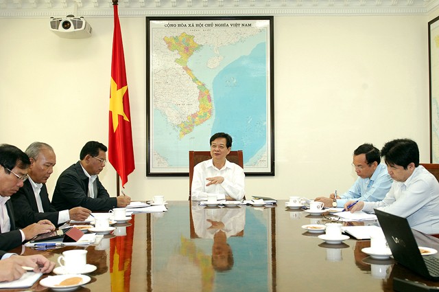 Prime Minister Nguyen Tan Dung works with Dak Lak province’s leaders - ảnh 1